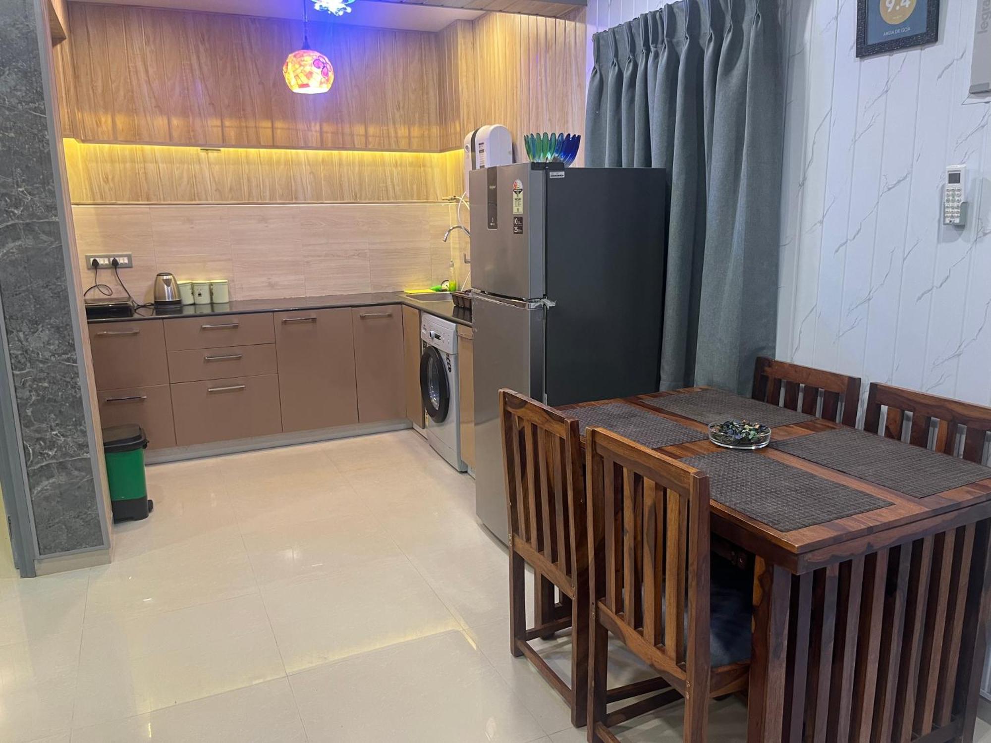 Areia De Goa, Comfort Stay Apartment Near Baga Beach Exteriér fotografie